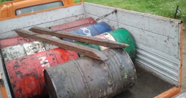 O tonă de motorină, abandonată pe malul Dunării? - 2
