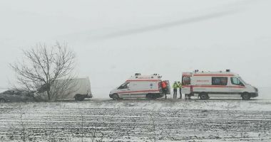 FOTO / GRAV ACCIDENT RUTIER LA CONSTANȚA. Două victime, de urgență la spital - UPDATE - 2