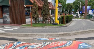 Mozaicul din zona "Delfinariu", refăcut de studenții de la Arte - 2
