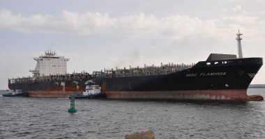 Stire din Economie : "MSC Flaminia" a acostat în portul Constanța