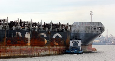 "MSC Flaminia" a primit "bilet de voie" în portul Constanța - 3