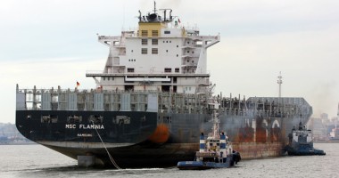 "MSC Flaminia" a primit "bilet de voie" în portul Constanța - 4