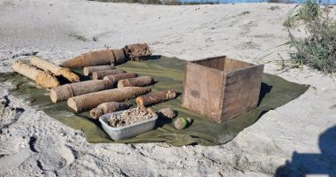Muniție din cele două războaie mondiale distrusă de pirotehniștii ISU Dobrogea - 3