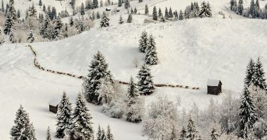 Stire din Actualitate : A început să ningă la munte! Imagini spectaculoase cu zăpada din România
