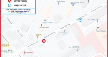 Atenție, constănțeni! CT BUS anunță mutarea unei stații de pe strada Nicolae Iorga - 3