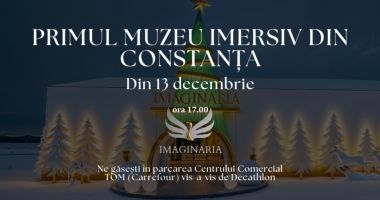 Stire din Cultură-Educație : CONCURS ! "CUGET LIBER" îți oferă DOUĂ invitații duble la IMAGINARIA – primul muzeu imersiv din Constanța!