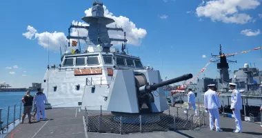 Radu Miruță, declarații în Portul militar Constanța: "Patru nave vor fi construite la Șantierul Naval Mangalia" - 4