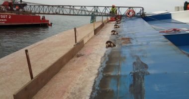 Trafic restricționat în portul Midia pe perioada verticalizării epavei "Queen Hind" - 3