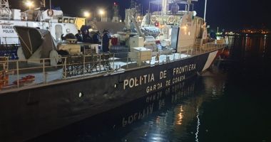 O navă a Poliției de Frontieră Române, în misiune,  trei luni, la frontierele Europei din Marea Egee