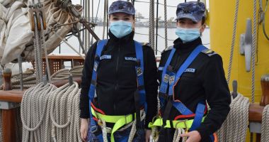 Nava-școală „Mircea”, marș de instrucție între Mangalia și Sulina - 2