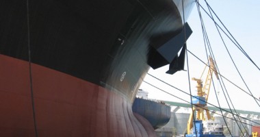 A fost lansată la apă cea de a 450-a navă construită la Șantierul Naval Constanța - 3