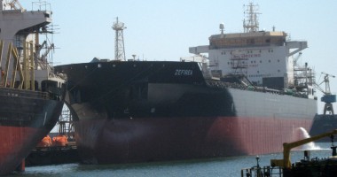A fost lansată la apă cea de a 450-a navă construită la Șantierul Naval Constanța - 2