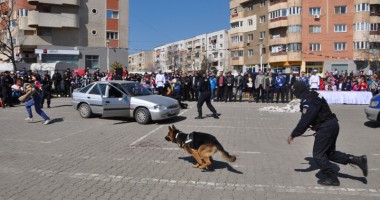 Stire din Eveniment : Ziua Jandarmeriei Române, sărbătorită cu demonstrații, la Năvodari