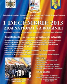 Stire din Politică-Administrație : Ziua de 1 Decembrie, sărbătorită la Năvodari