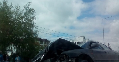 GALERIE FOTO / ACCIDENT CU 3 VICTIME și o mașină suspendată - 2