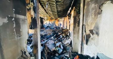 DEZASTRU în urma INCENDIULUI de la Năvodari - 2