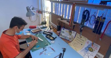 GALERIE FOTO. Navomodelist al Academiei Navale „Mircea cel Bătrân”, premiat pentru o machetă a bricului „Mircea” - 2
