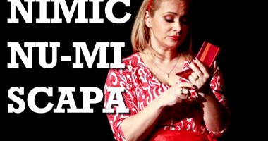 Stire din Cultură-Educație : TEATRU. Comedia "NIMIC NU-MI SCAPĂ", la Club SNC