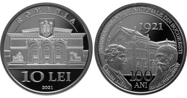 Emisiune numismatică cu tema 100 de ani de la înființarea Operei Naționale din București - 2