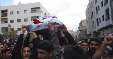 Stire din Actual : Masacru în timpul violențelor de duminică în Siria