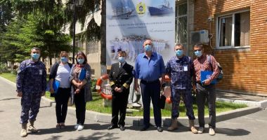 Oaspeţi la Şcoala Militară de Maiştri Militari a Forţelor Navale Române