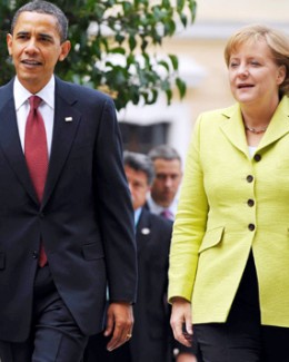 Stire din Actualitate : Obama și Merkel au discutat  despre criza din Zona euro, înainte de reuniunea Consiliului European
