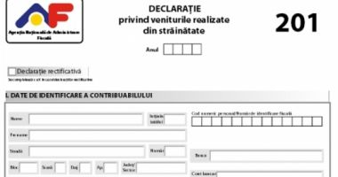 Stire din Economie : Obligațiile cu privire la declararea veniturilor din străinătate