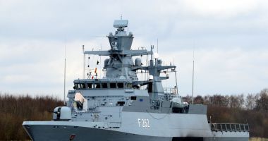 Stire din Eveniment : O corvetă germană, implicată într-un accident la Kiel