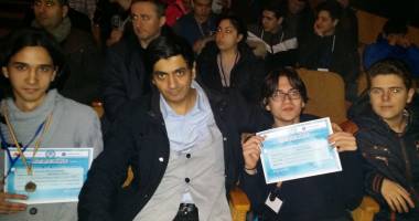 Stire din Cultură-Educație : Olimpicii de la Liceul Internațional s-au întors cu tolba plină de medalii