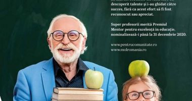 Olimpism / În decembrie, ultima strigare pentru nominalizările la Premiul Mentor 2020