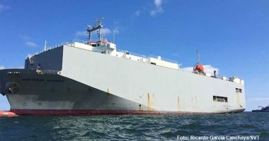 O navă cu 1.235 de mașini a eșuat în Marea Baltică