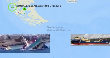 O navă cu pește s-a scufundat la sud de Chile