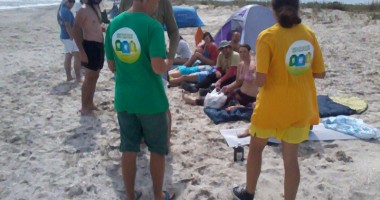 Stire din Social : Ultima acțiune de colectare selectivă a deșeurilor pe plaja Vadu