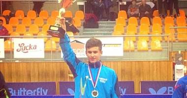 Stire din Sport : Tenis de masă: Cristian Pletea, aur la Cehia Junior Open