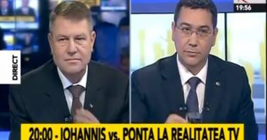 Stire din Politică-Administrație : PONTA: "Domnule Iohannis, fiți cuminte"