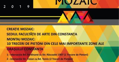 Stire din Social : O pată de culoare oferită constănțenilor de studenții Universității "Ovidius"