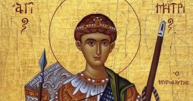 Ortodocșii îl cinstesc, sâmbătă, pe Sf. Mare Mucenic Dimitrie
