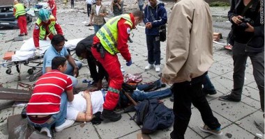 O explozie masivă urmată de un atac armat a zguduit, vineri, capitala Norvegiei - 6