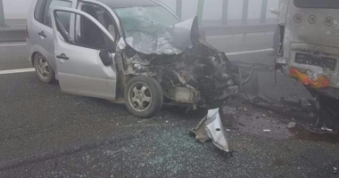 GALERIE FOTO / ACCIDENT GRAV PE AUTOSTRADA SOARELUI. 3 morti, 60 răniti. S-A ACTIVAT CODUL ROSU - 4