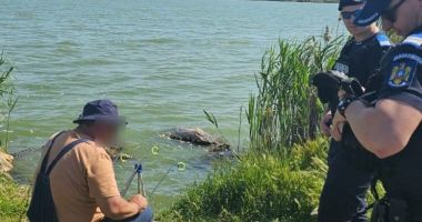 Pescari amatori prinși la braconat piscicol la Ovidiu