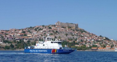 O navă a Poliției de Frontieră a revenit acasă din misiune în Marea Mediterană