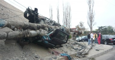 Tânăr mort într-un grav accident în zona podului de la Doraly. GALERIE FOTO - 7