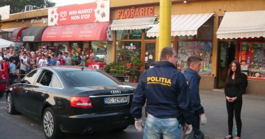 Stire din Eveniment : Galerie FOTO. Focuri de armă în Constanța. Limuzină ciuruită de polițiști
