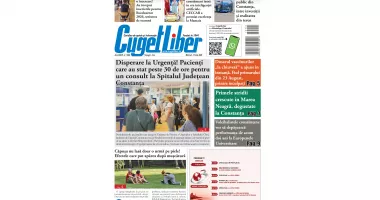Iată titlurile zilei din data de 15 IULIE ale ziarului CUGET LIBER!