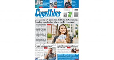 Stire din Actualitate : Nu ratați ediția de JOI, 17 APRILIE a ziarului CUGET LIBER, cel mai longeviv cotidian din Constanța!