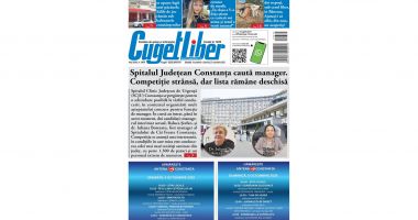 Stire din Actualitate : Iată titlurile din acest WEEKEND ale ziarului CUGET LIBER!