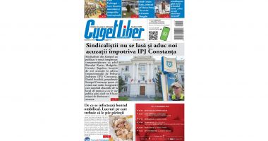 Stire din Actualitate : Iată titlurile zilei din data de 13 NOIEMBRIE ale ziarului CUGET LIBER!