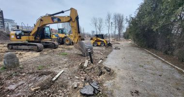 Adio, junglă şi mizerie! Au intrat buldozerele pe terenurile de la Palatul Copiilor - 2