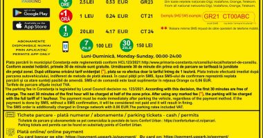 Începe taxarea locurilor de parcare din Constanța. Prima tarifare, din 18 iunie! - 4