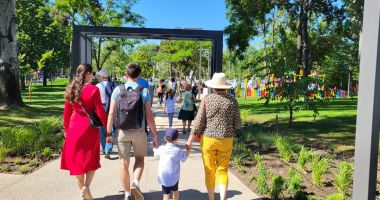 FOTO. Parcul de la Gară, inaugurat într-o atmosferă de basm: mascote, surprize, veselie, copii fericiți - 5